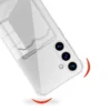 Coque en silicone avec fente pour carte transparente pour Samsung Galaxy S25 S24 S23 S22 S21 Plus Note 20 Ultra S20 FE - Coque de protection