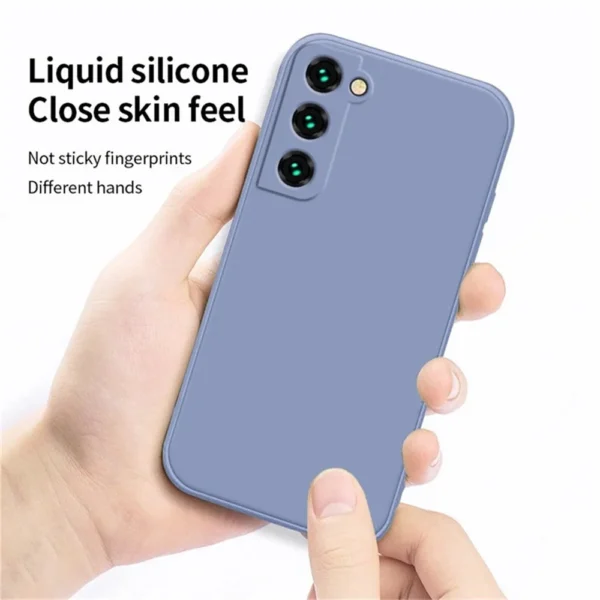 kf-S2649764dc0c141b0b155ffd00dea0b16Q Coque en silicone liquide de luxe pour Samsung S25, S24, Galaxy S20, S21, S22, S23 FE, Plus, Note10, Note20, A52, A31, A41, A71, A51, A72, A70, A50