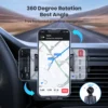 Support Voiture Universel TOPK – Support Téléphone Auto à Gravité – Fixation par Clip sur Grille d’Aération – Support Mobile Compatible Tous Téléphones
