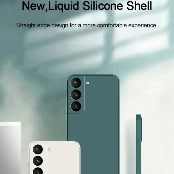 kf-Sfa6664e0c60b4de0ba7f8de96ca47bc7A Coque en silicone liquide de luxe pour Samsung S25, S24, Galaxy S20, S21, S22, S23 FE, Plus, Note10, Note20, A52, A31, A41, A71, A51, A72, A70, A50