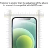 1-4 pièces verre de protection pour iPhone 17 16 15 14 13 12 11 Pro XR X XS Max protecteurs d'écran pour iPhone 7 8 6 Plus 12 13 Mini verre